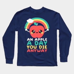 an apple a day Long Sleeve T-Shirt